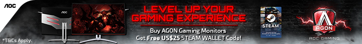 AOC AGON STEAM PROMO